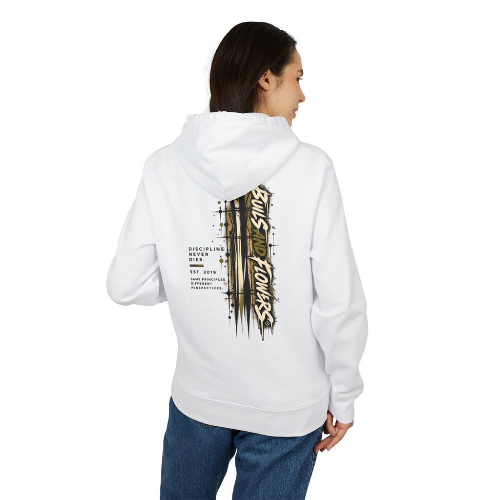 Skulls and Flowers Hoodie | Graphic Streetwear, Vintage Gothic Design