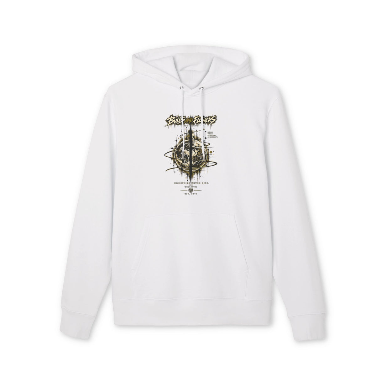 Skulls and Flowers Hoodie | Graphic Streetwear, Vintage Gothic Design