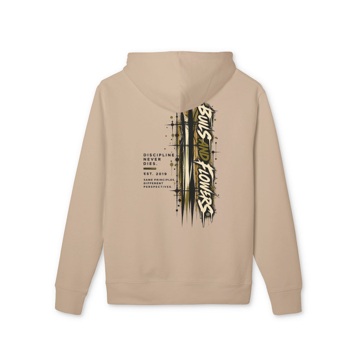 Skulls and Flowers Hoodie | Graphic Streetwear, Vintage Gothic Design