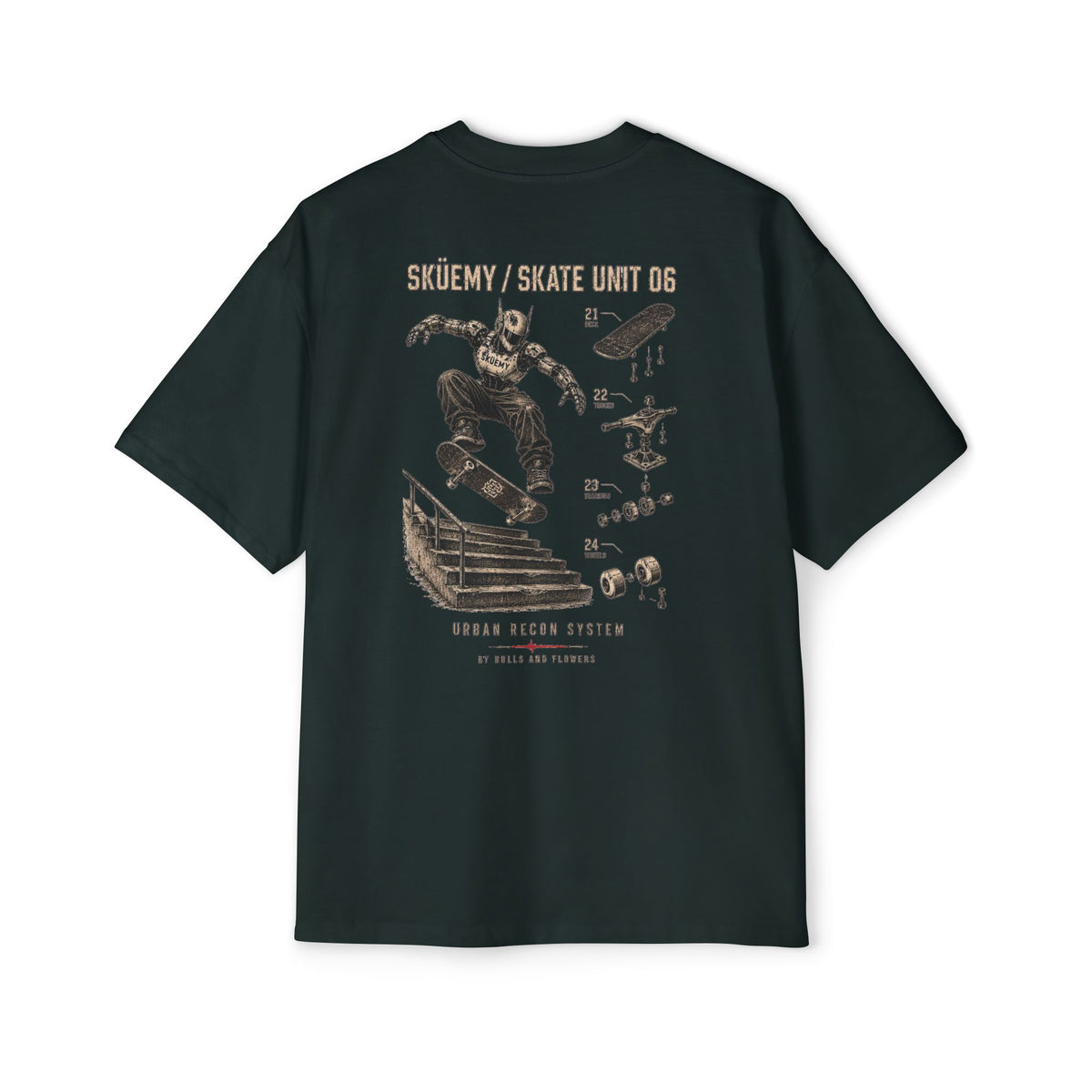 BaF SKÜEMY Unit-06 Oversize Skate Tee